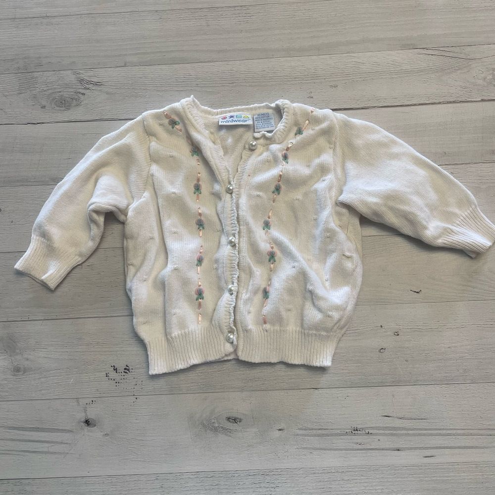 Vintage miniwear baby girls‎ Cardigan 18 months